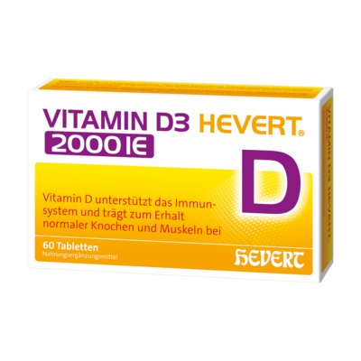 VITAMIN D3 HEVERT 2000 I.E. Tabletten